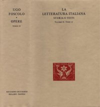 cover of the book La letteratura italiana. Storia e testi. Opere