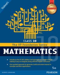 cover of the book Foundation Series Of Mathematics Class:10,