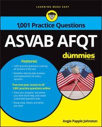 cover of the book 1,001 ASVAB AFQT Practice Questions For Dummies