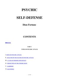 cover of the book Psychic Self-Defense