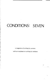 cover of the book Conditions Magazine: Issue 7