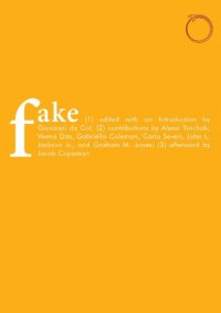 cover of the book Fake: Anthropological Keywords