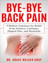 cover of the book Bye-Bye Back Pain: 9 Holistic Solutions for Relief from Sciatica, Lumbago, Slipped Disc, and Backache