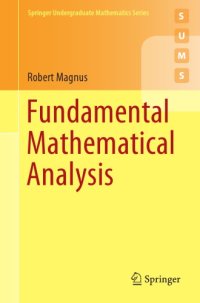 cover of the book Fundamental Mathematical Analysis