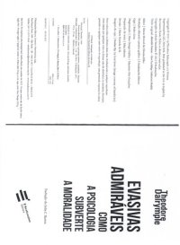 cover of the book Evasivas admiráveis : como a psicologia subverte a moralidade