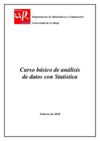 cover of the book Curso básico de análisis de datos con Statistica