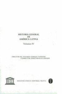 cover of the book Historia General de América Latina Vol. IV: Procesos americanos hacia la redefinición colonial