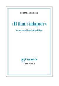 cover of the book 'Il faut s'adapter'