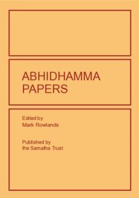 cover of the book Abhidhamma Papers