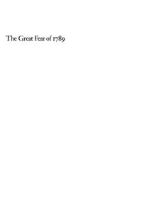 cover of the book The Great Fear of 1789