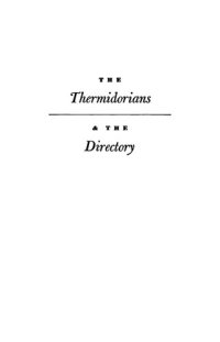 cover of the book The Thermidorians and The Directory: Two Phases of the French Revolution