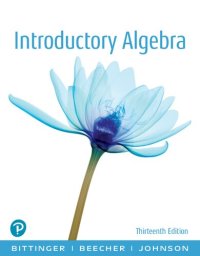 cover of the book Introductory Algebra (13th Edition)