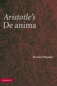 cover of the book Aristotle's De Anima: A Critical Commentary