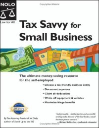 cover of the book Tax Savvy for Small Business: Year-Round Tax Strategies to Save You Money 9th Edition