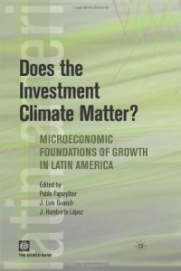 cover of the book Does the Investment Climate Matter?: Microeconomic Foundations of Growth in Latin America