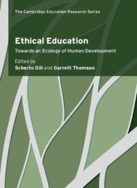 cover of the book Ethical Education: Towards An Ecology Of Human Development