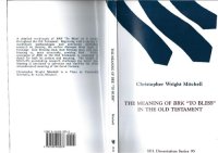 cover of the book The Meaning of BRK 'to bless' in the Old Testament