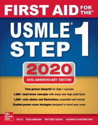 cover of the book First Aid For the USMLE Step 1 2020, Thirtieth Edition 30th Edition