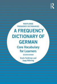 cover of the book A frequency dictionary of German : core vocabulary for learners