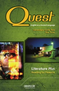 cover of the book Quest : English as a second language : secondary cycle two, year three. Literature Plus Reading for Pleasure