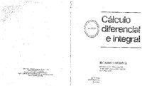 cover of the book Calculo Diferencial e Integral