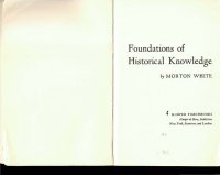 cover of the book Foundations of Historical Knowledge