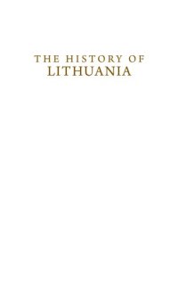 cover of the book The history of Lithuania