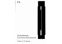 cover of the book Probabilidade: um Curso Introdutório