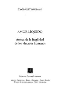 cover of the book Amor líquido