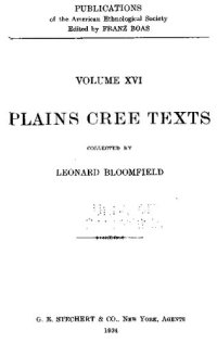 cover of the book Plains Cree Texts