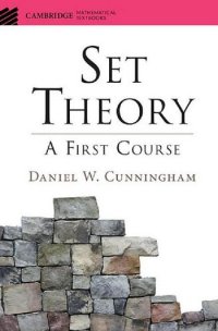 cover of the book Set Theory: A First Course (Cambridge Mathematical Textbooks)