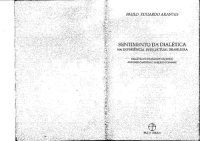 cover of the book Sentimento da dialética na experiência intelectual brasileira