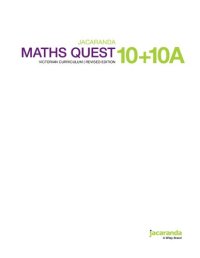 cover of the book Jacaranda Maths Quest 10 + 10A Victorian Curriculum Revised Edition