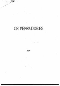 cover of the book Os Pensadores 14