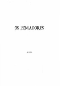 cover of the book Os Pensadores 23