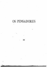 cover of the book Os Pensadores 03