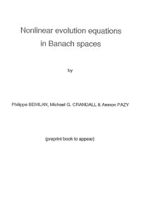 cover of the book Nonlinear evolution equations in Banach spaces