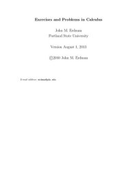 cover of the book Exercises and problems in calculus