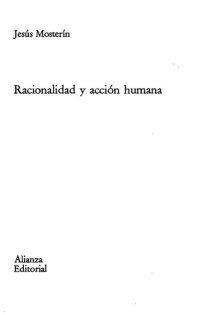 cover of the book Racionalidad y acción humana