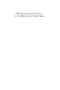 cover of the book Reforming the governance of the IMF and the World Bank