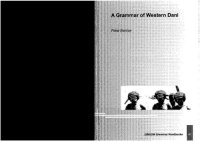 cover of the book A Grammar of Western Dani