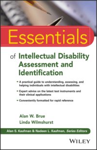 cover of the book Essentials of Intellectual Disability Assessment and Identification