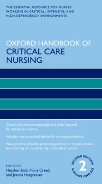 cover of the book Oxford handbook of critical care nursing