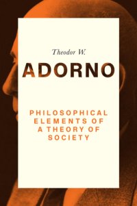 cover of the book Philosophical Elements of a Theory of Society