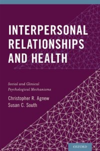 cover of the book Interpersonal relationships and health: social and clinical psychological mechanisms