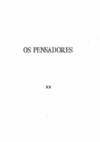 cover of the book Os Pensadores 20