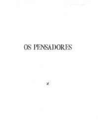 cover of the book Os Pensadores 10