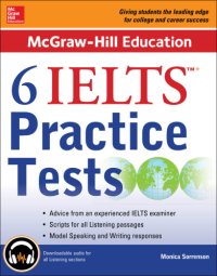 cover of the book McGraw-Hill Education 6 IELTS Practice Tests