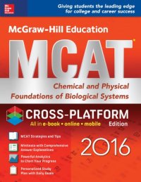 cover of the book MCAT chemical and physical foundations of biological systems, 2016