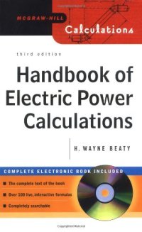 cover of the book Handbook of Electric Power Calculations